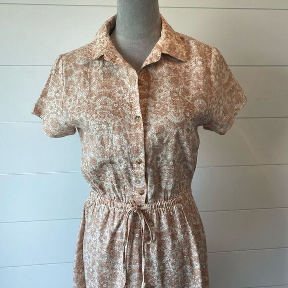 C&C CALIFORNIA C & C California Linen Blend Midi Size Small - Picture 3 of 11